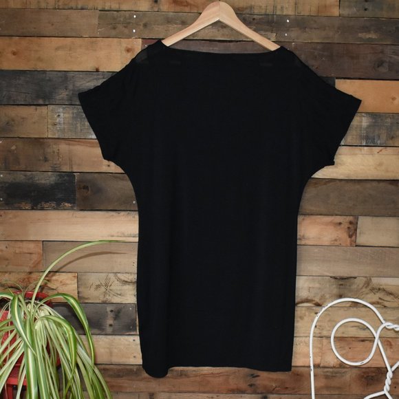 MICHAEL Michael Kors Black T-shirt Dress/Tunic - Picture 8 of 11